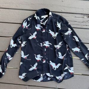 Whooping Crane Loft Button Up Shirt